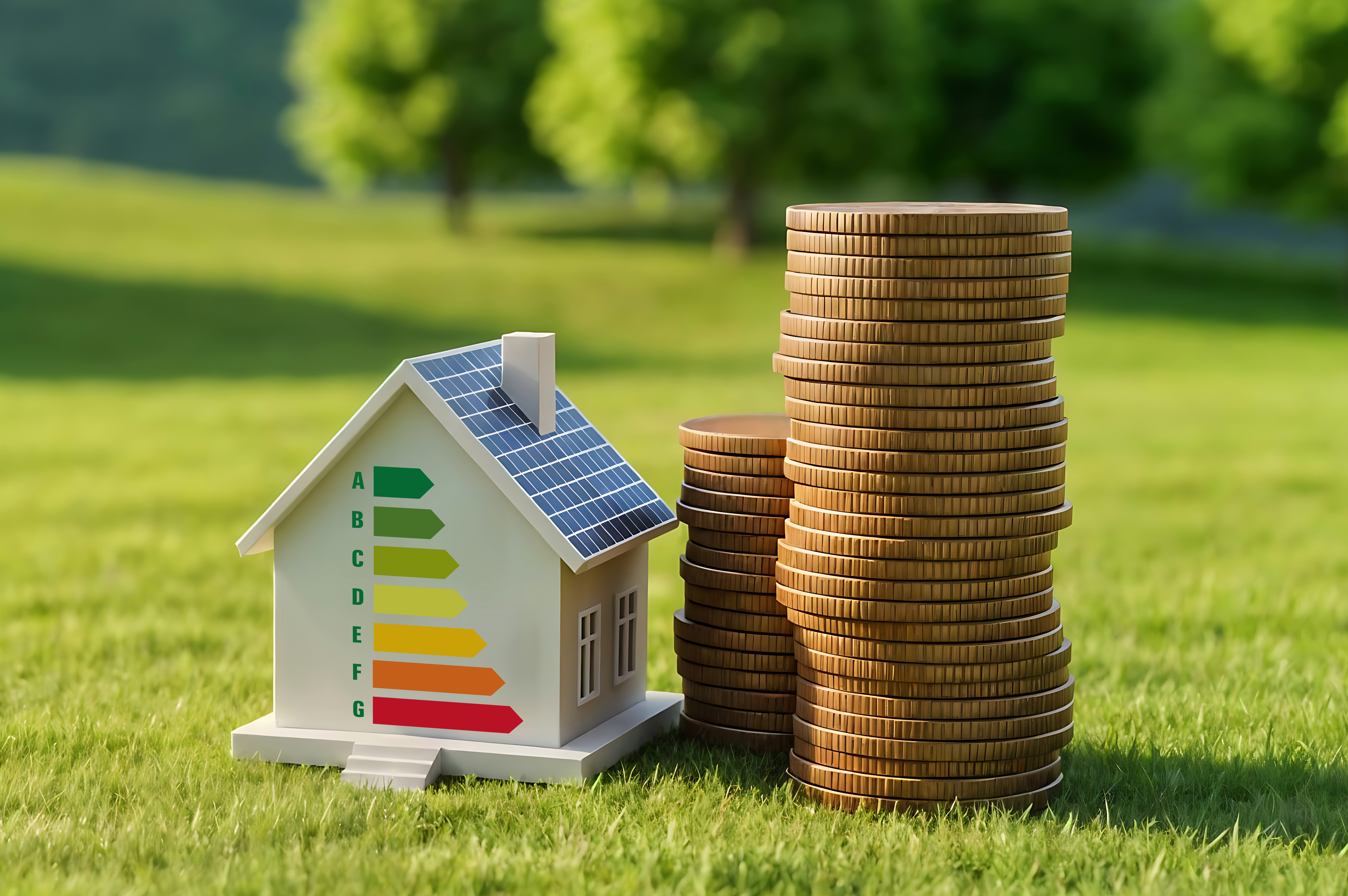 Maison avec des panneaux solaire Maison avec des panneaux solaire